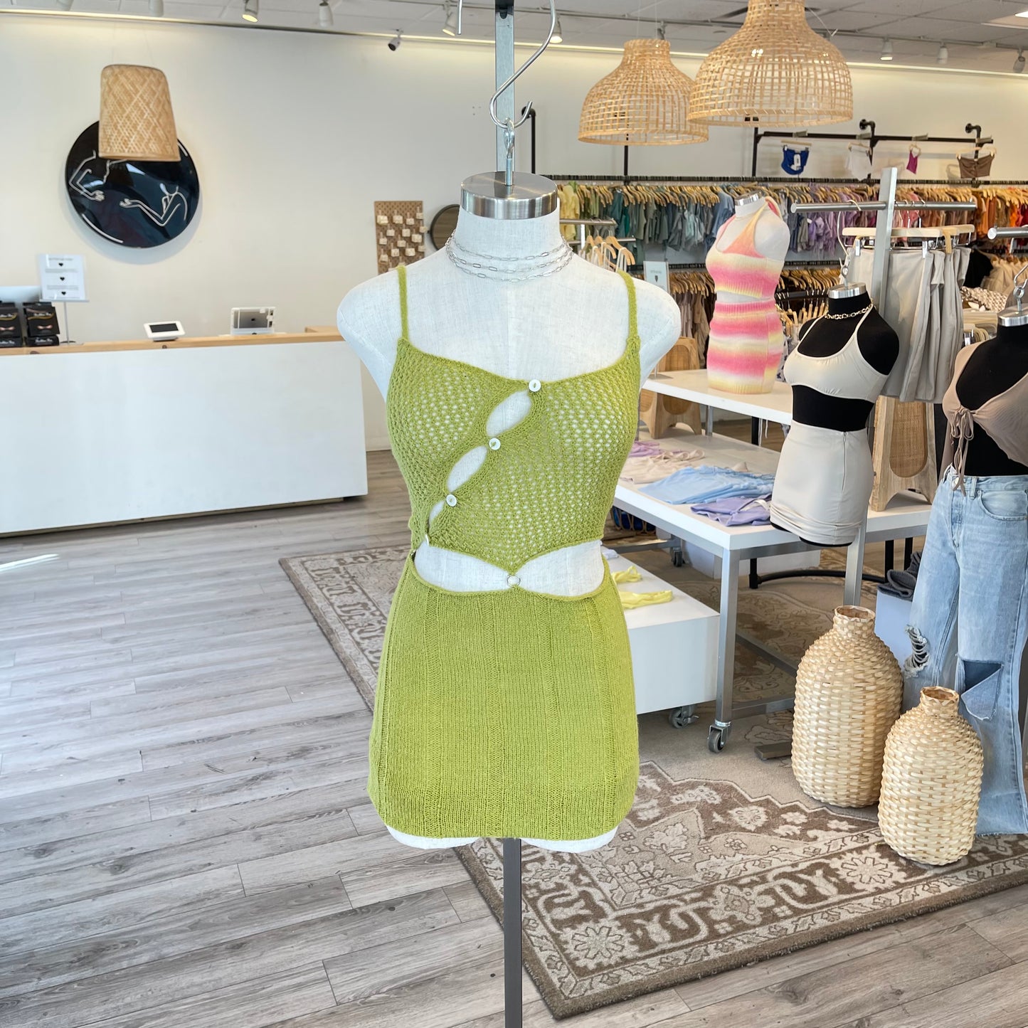 Venus Crochet Bodycon Dress