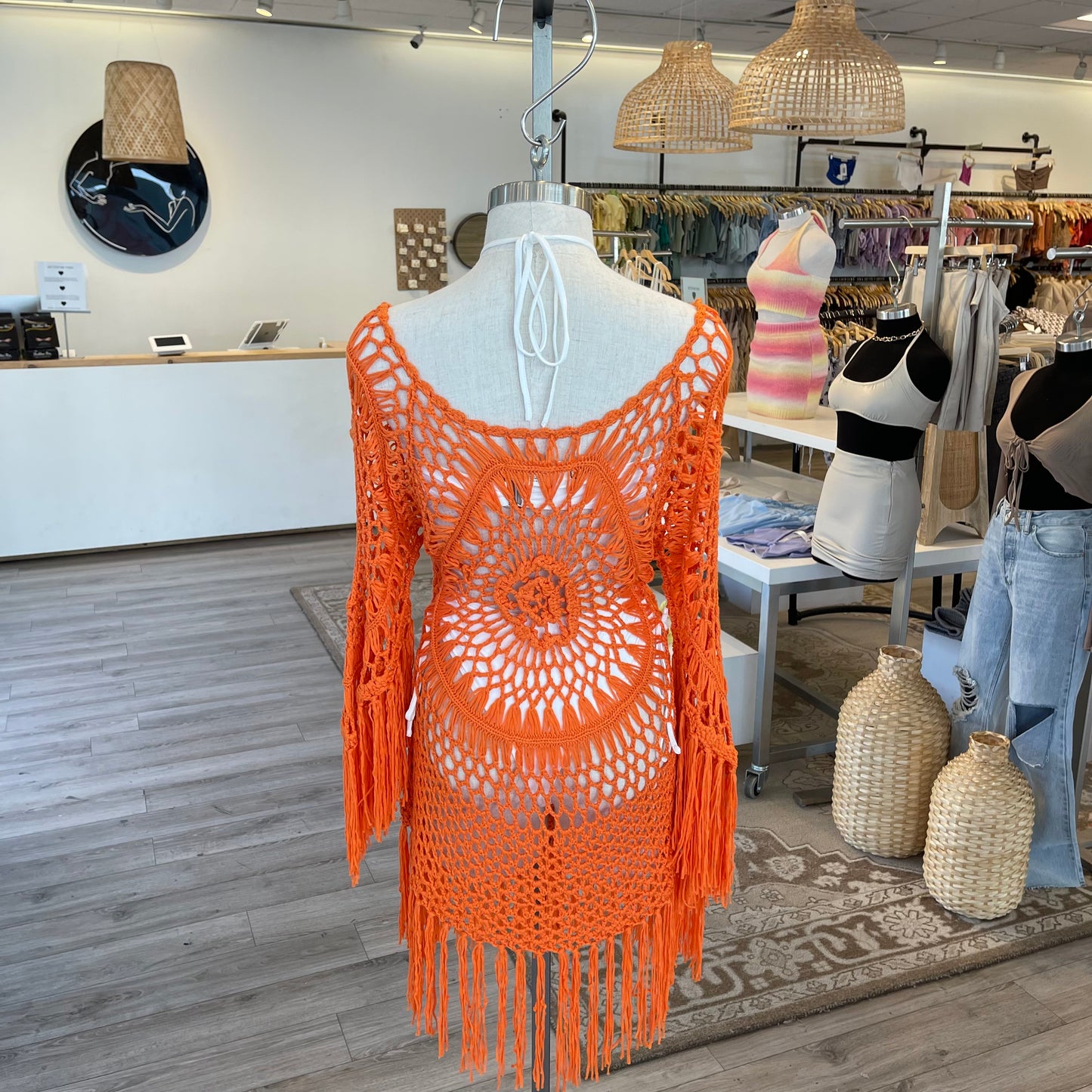 Shore Dress Crochet Swimwear Cover-Up